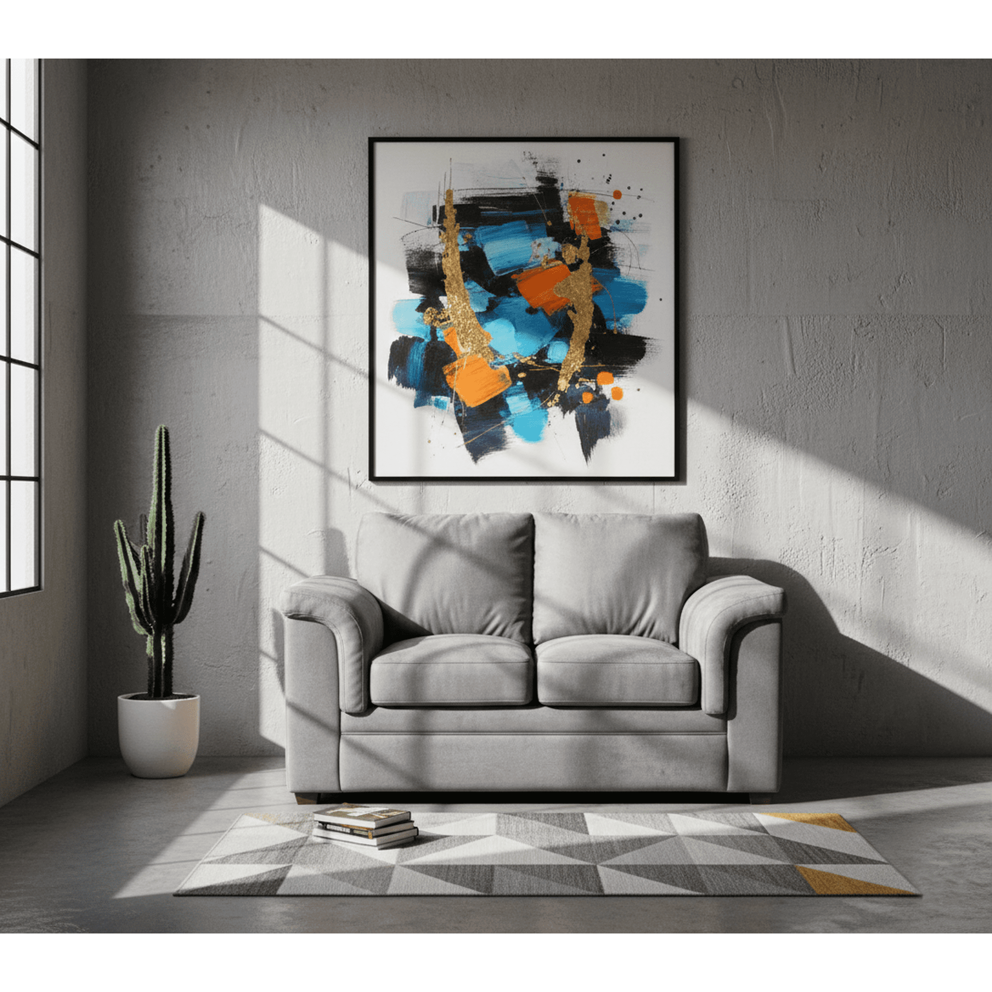 Latam Home - Sofa Ancona 2 C Tela Velvet Gris