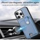 thumbnail image 4 of Funda Billetera Tejida para iPhone 16 Pro con Soporte y Tarjetero Azul, 4 of 5