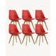 thumbnail image 1 of SILLA TULIP ECOCUERO ROJO X6, 1 of 3