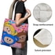 thumbnail image 3 of Mother Goose Club Bolso de tela con estampado de lienzo para mujer, bolsa de compras reutilizable y estética, con cremallera interior, regalo para mujer,38*45cm., 3 of 6