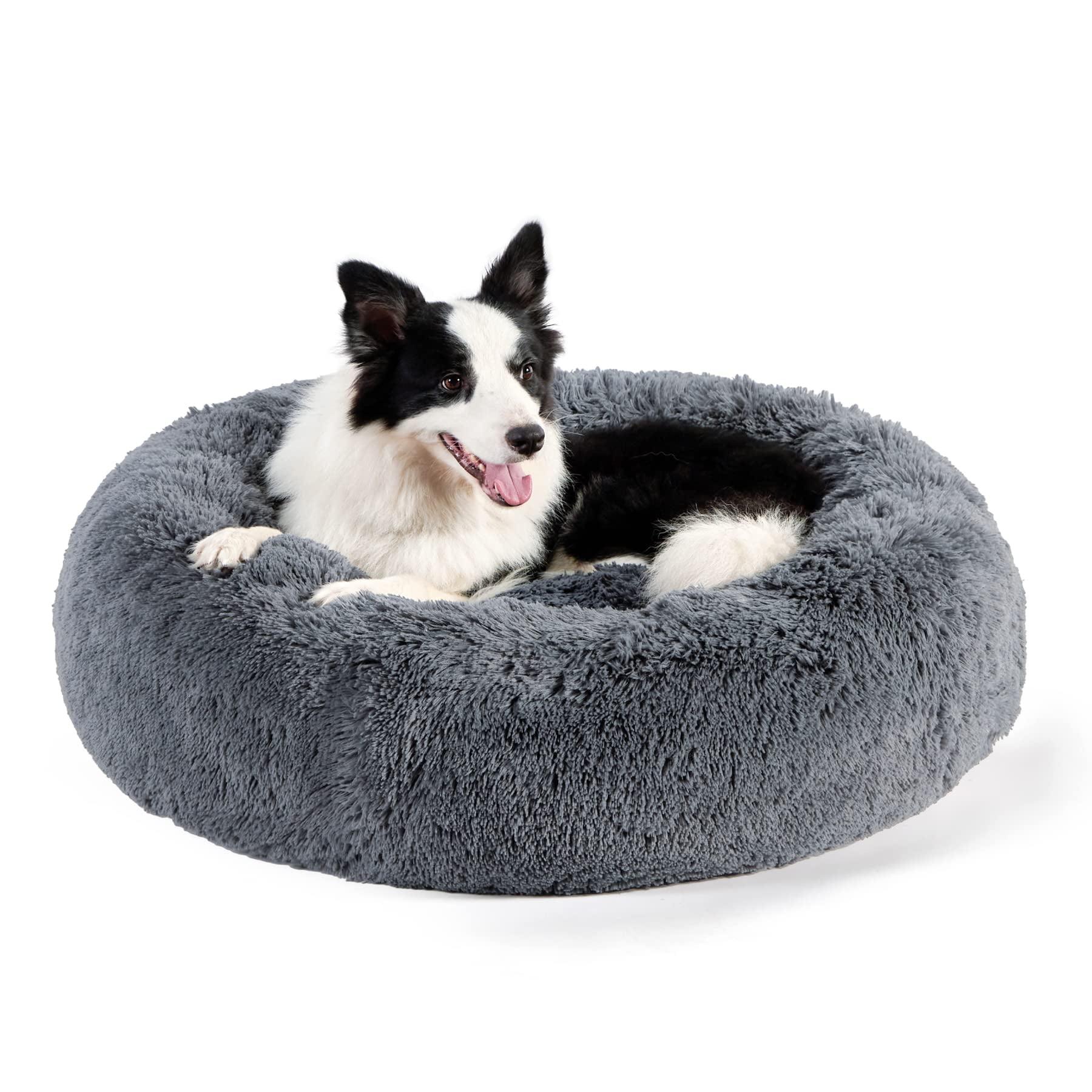 U By Bedsure - Cama Para Perro Bedsure Calming Donut, Lavable Para Perros Grandes