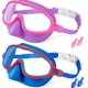 thumbnail image 1 of Gafas natación niños nuevas visión amplia antivaho anti-UV piscina 3-14 años, 1 of 6
