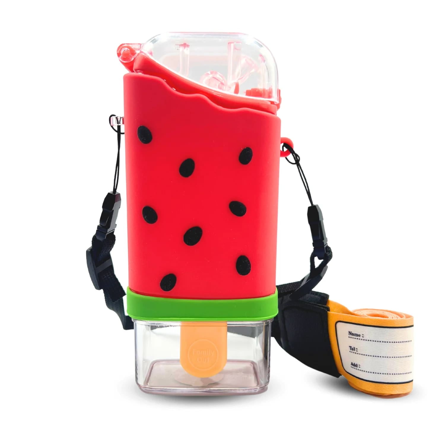 Santú Home & Deco - Botella De Agua Antiderrame Helados Rojo