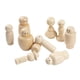 thumbnail image 5 of 10 Uds. Muñecas Con Clavija De Madera Juego De Simulación Personas Con Clavija Para Niños En Edad Preescolar, 5 of 5