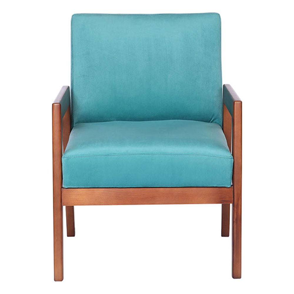 Latam Home - Sitial Frankfurt Tela Velvet Turquesa