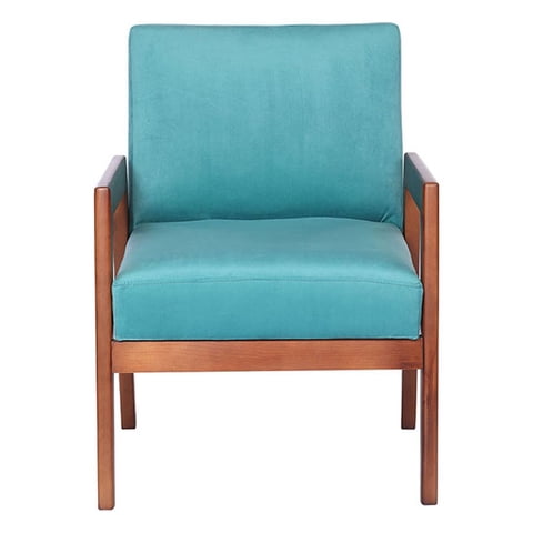 Latam Home - Sitial Frankfurt Tela Velvet Turquesa