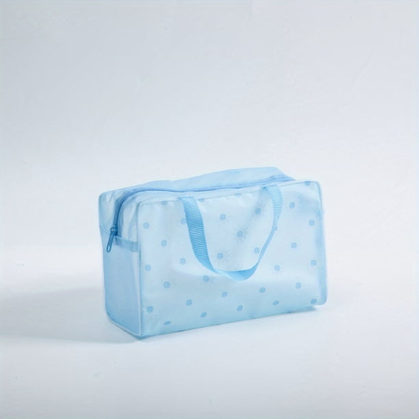 Waterproof Travel Toiletry Bag for Men and Women - Portable and Transparent Cosmetic Bag for Business and Beach Trips