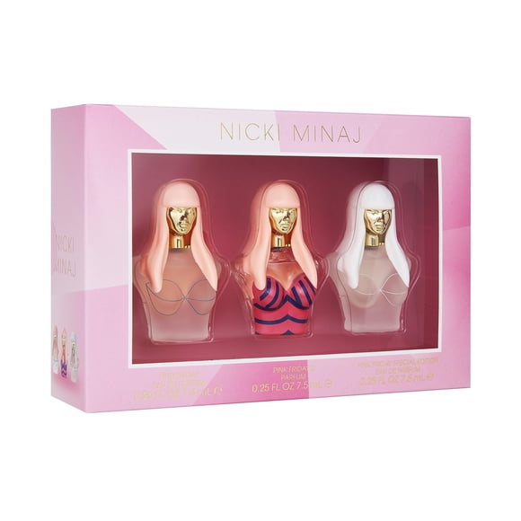 Set de Regalo de Perfume Nicki Minaj Pink Friday 7 mL 3 Piezas