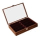 thumbnail image 2 of Almacenamiento de Gafas, 8 Compartimentos, Soporte de Madera para Gafas, Caja de Almacenamiento para Gafas de Sol, Organizador de Relojes de Joyería C con tapa de nogal, 2 of 5