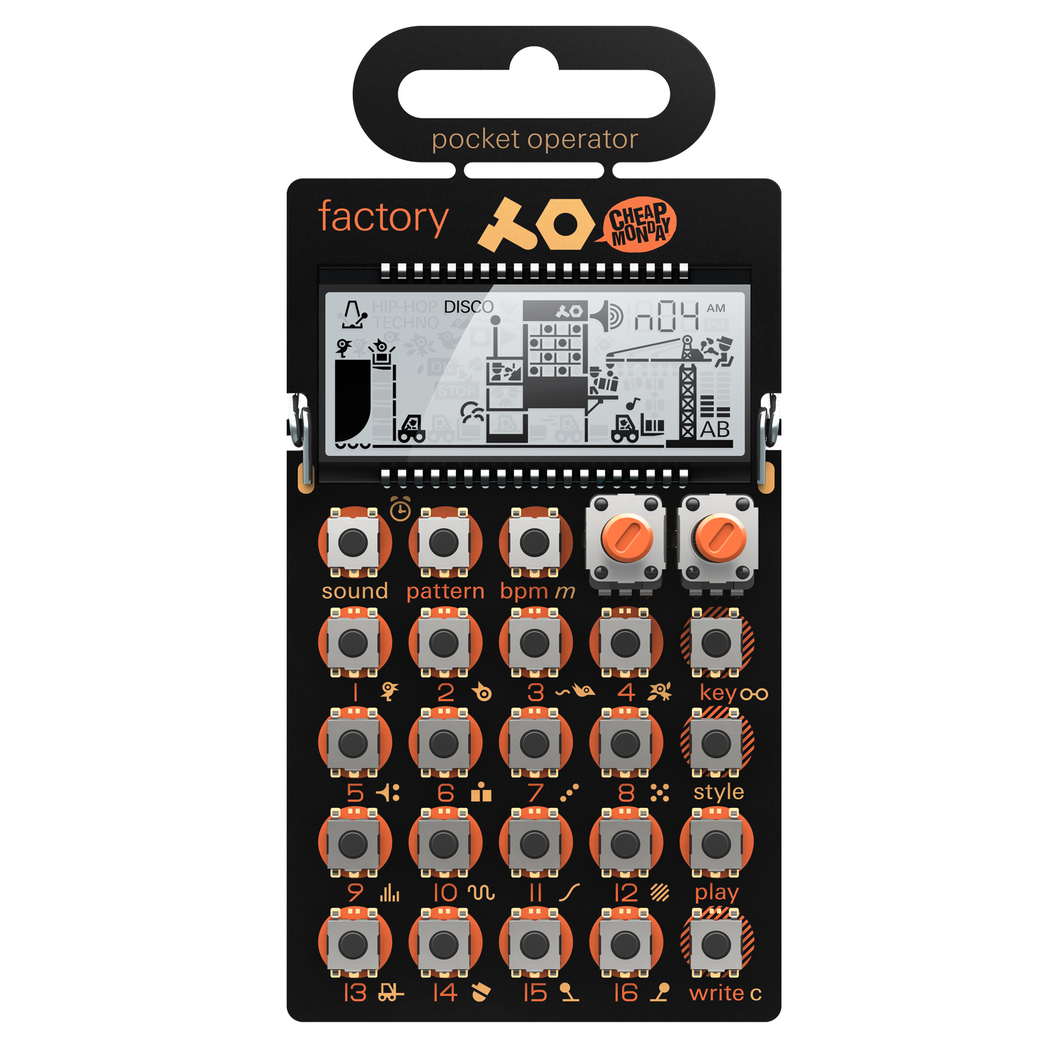 Teenage Engineering - Te Pocket Operator Po-16 Factory