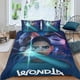 thumbnail image 2 of WondLa Conjunto de sábanas temático, trío de piezas, cómodo y amigable con la piel, diseño único, regalo de decoración para el hogar para familiares, amigos y fans,140cm *210cm, 2 of 6