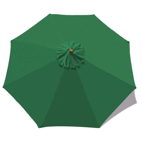 Toldo de repuesto para sombrilla de patio MASTERCANOPY de 9 pies, color verde bosque