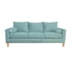 thumbnail image 1 of Sofa Indu 3 Cuerpos Felpa Verde Menta, 1 of 3