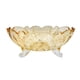 thumbnail image 1 of Frutera ensaladera vidrio dorado 23x23x10cm, 1 of 3