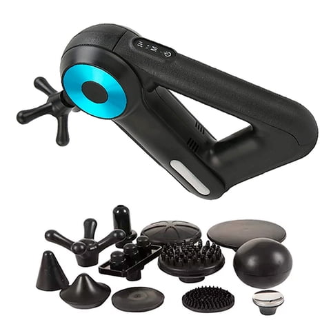 Genérico - Pistola Masajeadora Astec - 12 Cabezas 6 Gears - As010-8090