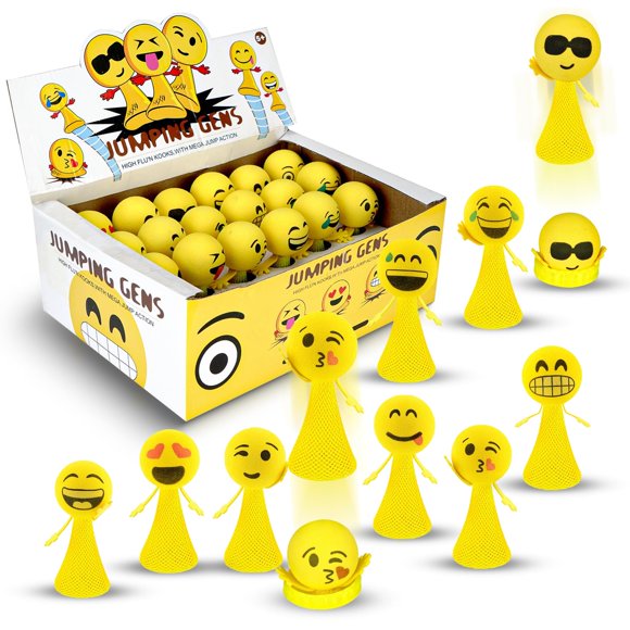 Paquete de 24 empalmes con emoticonos para niños de Toy Liberty Imports