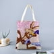 thumbnail image 2 of Wile E. Coyote and The Road Runner Bolso de tela con estampado de lienzo para mujer, bolsa de compras reutilizable y estética, con cremallera interior, regalo para mujer, 35 × 40 cm., 2 of 6