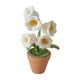thumbnail image 3 of Regalo De Adorno De Flores Artificiales Tejidas A Mano Para Centros De Mesa De Amigos Blanco, 3 of 3
