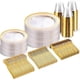 thumbnail image 1 of Vajilla Desechable bUCLA 300 Piezas Dorado Transparente, 1 of 3