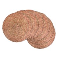 Placemat Dii Tabletop Collection, Redondo, Abigarrado, Rojo, 6 Unidades