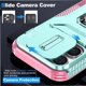 thumbnail image 3 of Funda Armada para iPhone 16 Pro Max con Tapa Deslizante y Soporte Magnético Giratorio Verde, 3 of 5
