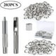 thumbnail image 2 of Kit de ojales para lonas, 100 juegos de ojales de 10 mm, kit de reparación de lonas, con 3 ojales, kit de herramientas para lonas, telas, cortinas y confecciones., 2 of 8