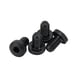 thumbnail image 1 of Tornillos Kimber Grip Cabeza Hexagonal Negros Paquete de 4, 1 of 1