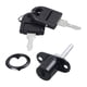 thumbnail image 1 of Cerradura De émbolo Para Gabinete, Cerradura De émbolo Para Puerta Corredera, Escritorio, 19mm, Negro, 1 of 5