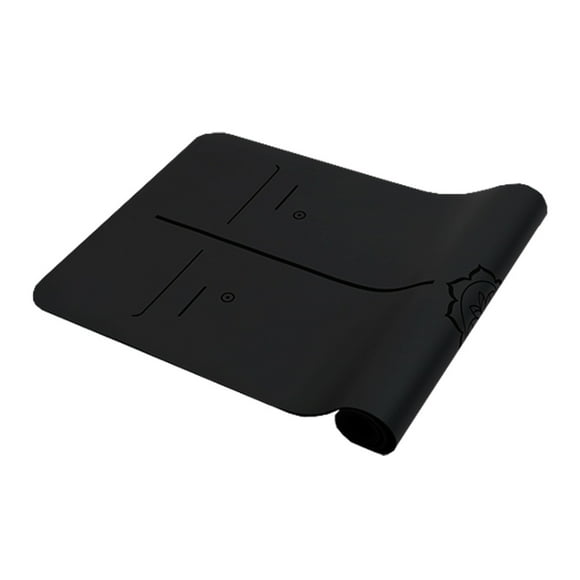 Mat de Yoga PU 5 mm Alta Calidad - Negro