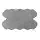 thumbnail image 2 of Alfombra de área Walk on Me de piel sintética de conejo 91 x 152 cm gris plateado, 2 of 2
