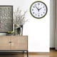 thumbnail image 4 of Reloj de pared silencioso con movimiento Komatsu, adecuado para estudio, cocina y dormitorio., 4 of 5
