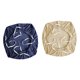 thumbnail image 4 of 2 Fundas Elásticas Para Asiento, Fundas Elásticas Para Silla, Color Azul Oscuro Y Beige, 4 of 5