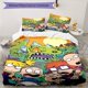thumbnail image 1 of Rugrats in Paris-Inspired 3pcs Bedding Set - Includes 1 Cover & 2 Pillowcases, Breathable Polyester, Machine Washable - Perfect for All Seasons S1017, Cozy Sleep, Bedroom Essentials, Cartoon Theme, Th, 1 of 1