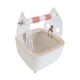 thumbnail image 1 of Soporte De Inodoro Para Loros, Punto Fijo, Percha De Excreción Para Periquitos, Guacamayos, Cacatúas, Color Naranja, 1 of 5