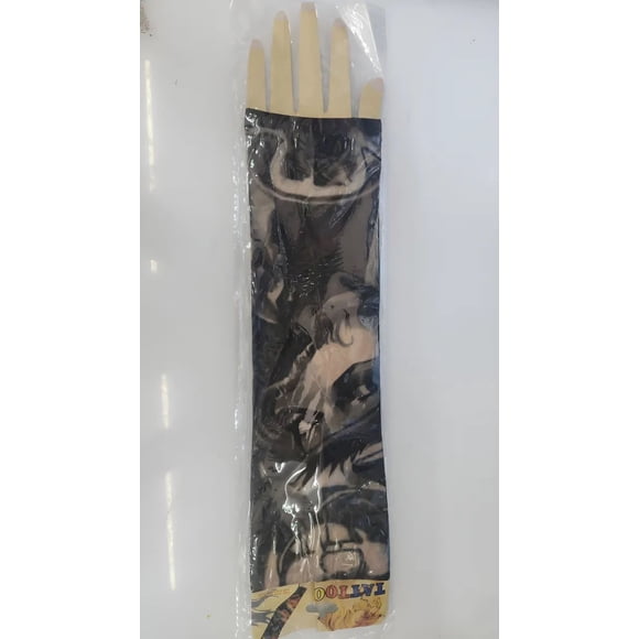 Pack 2 Pares Mangas Cubre Brazos Para Proteger Del Sol - Blanco Negro