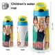 thumbnail image 2 of Con Faldas y a lo Loco Botella de Agua con Tapa Pop Top de Un Toque, Acero Inoxidable, a Prueba de Fugas, para Deportes, Botella Infantil azul 12 oz, 2 of 6