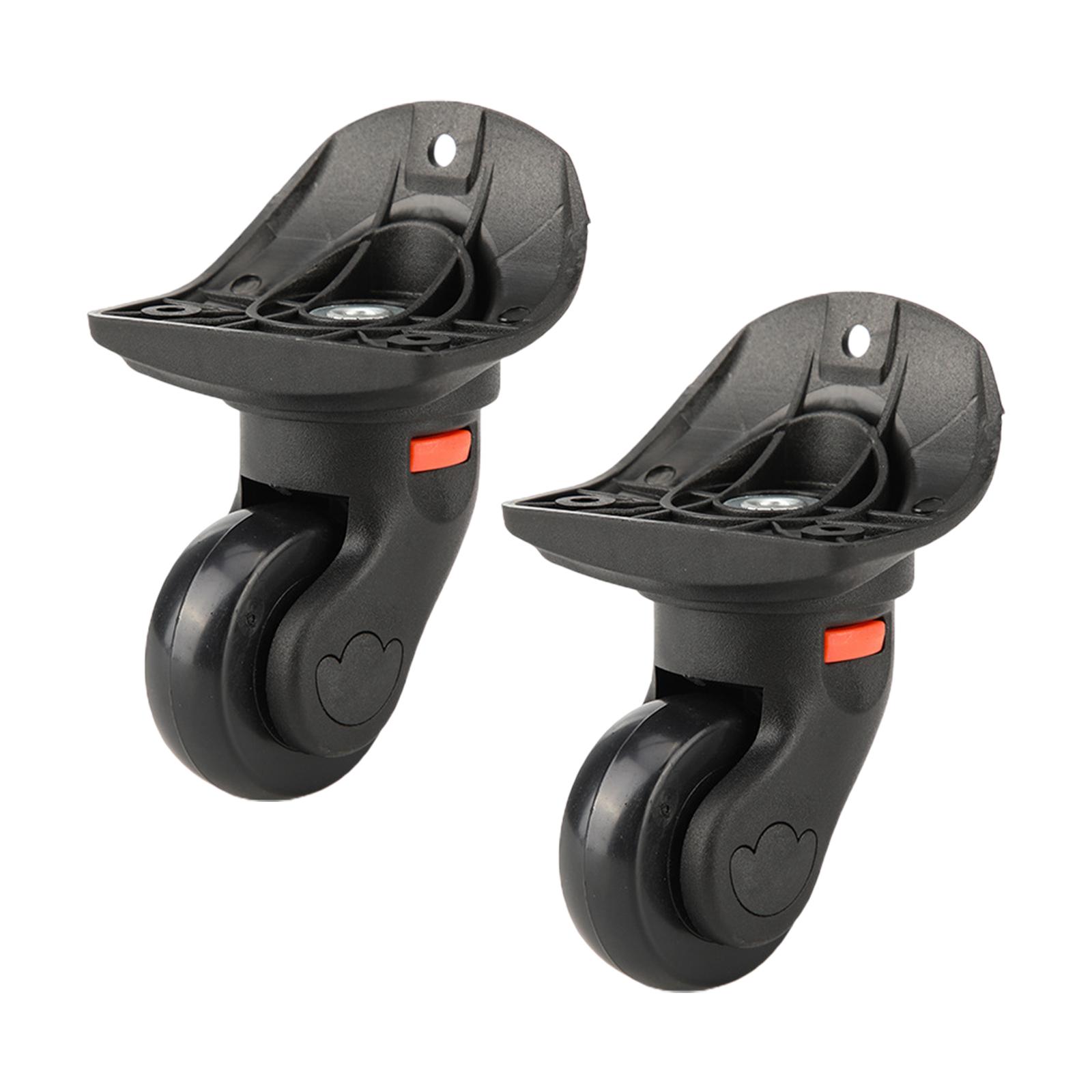Magideal - 2 Piezas Ruedas De Equipaje Maleta De Equipaje Ruedas De Repuesto Rueda Muda De Equipaje Durable Resistente Al Desgaste Reparación Giratoria Maleta De
