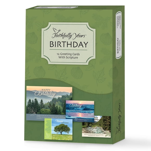 Tarjeta de Cumpleaños Faithfully Yours - Pack de 12