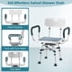 thumbnail image 2 of Silla de ducha giratoria Aidwaygo ajustable 40x62 cm 227 kg, 2 of 8