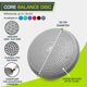 thumbnail image 3 of Balance Disc Trainer ProSourceFit Core de 14 pulgadas con bomba, color gris, 3 of 6