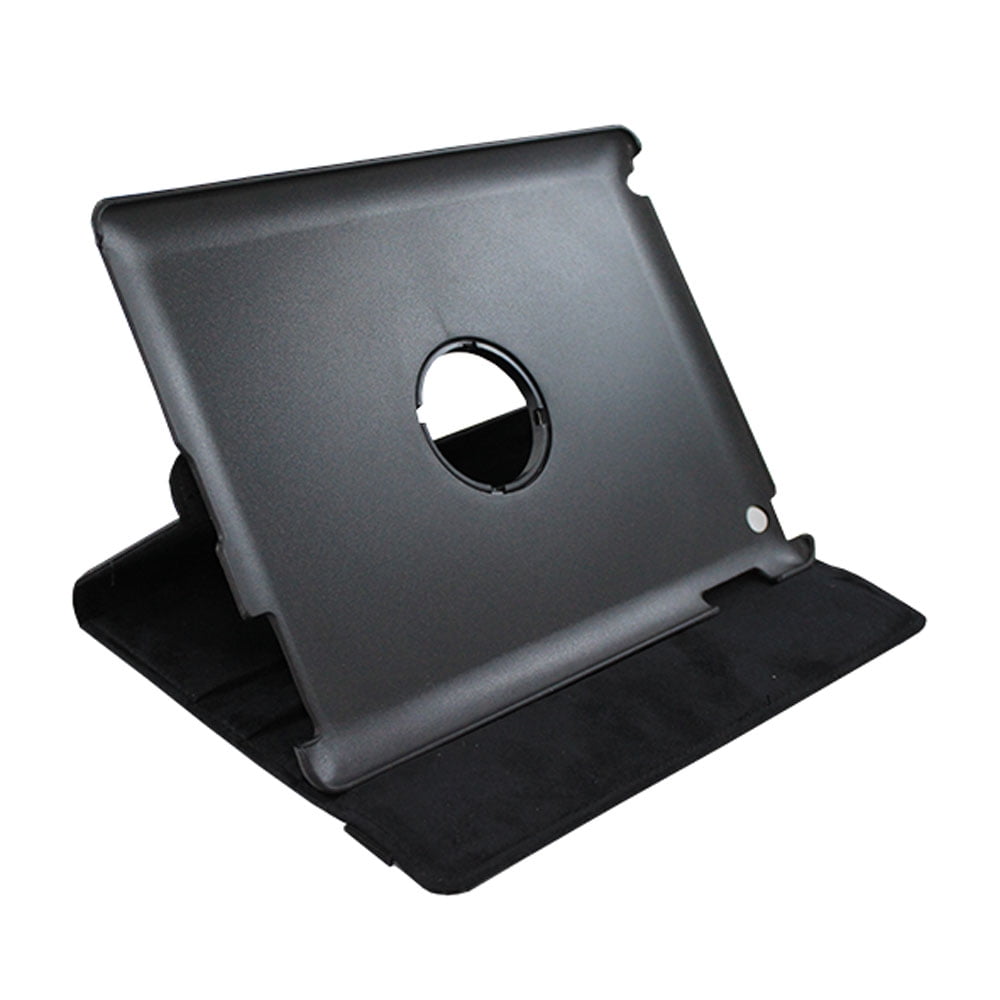 Genérico - Funda Ipad Rigida Giratoria Negra