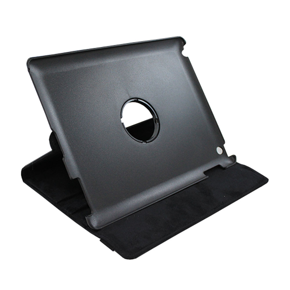 Genérico - Funda Ipad Rigida Giratoria Negra