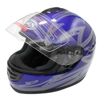Casco Full Face Bx190 Talla Deep Blue Certificado Bex Azul Tamaño Único