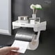 thumbnail image 3 of Upgrade Your Bathroom with Our Stylish and Handy Waterproof Wall Mounted Paper Holder - No Punching Required!, 3 of 4