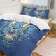 thumbnail image 1 of Squirtle Bed Duvet Cover Funny Anime Cartoon Bedding Sets Lightweight 3 Piece Comforter Sets, 1 of 5