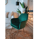 thumbnail image 2 of Pack 2 Poltronas Base Dorada Velvet Lux Verde, 2 of 3