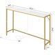thumbnail image 5 of Mesa consola MAHANCRIS CTJM112E01 Mármol y oro 110cm, 5 of 8