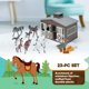 thumbnail image 3 of Set de juego Toy Horse Stable, Constructive Playthings Deluxe, 23 piezas, 3 of 8