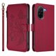 thumbnail image 2 of Funda Cartera Mariposa para [Xiaomi Redmi A5 4G] con Soporte y Cremallera Rojo, 2 of 6