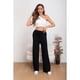 thumbnail image 3 of Pantalon Mujer Tipo Palazzo Lanilla Tiro Alto Full Elasticado 5056, 3 of 4